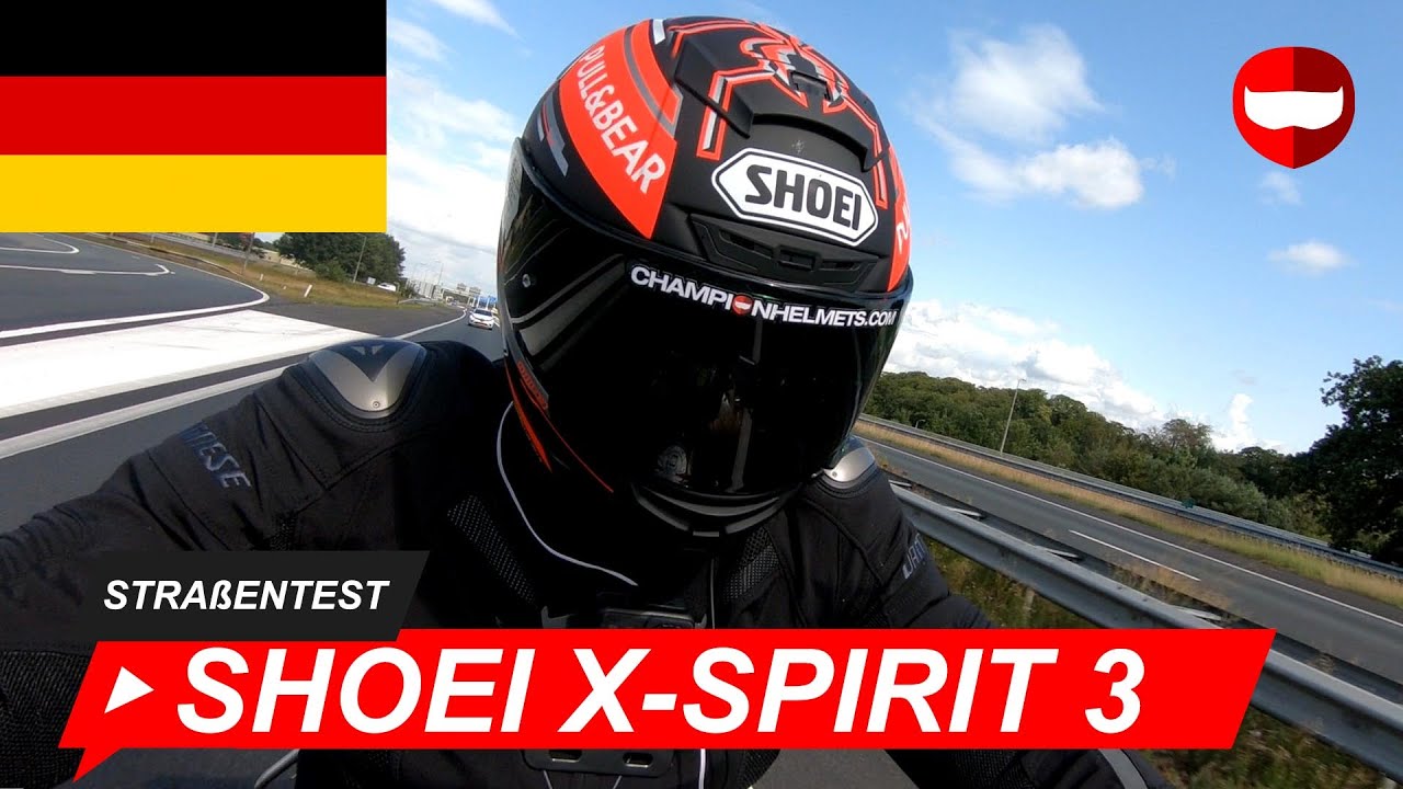 Shoei X-Spirit 3 Integral Helm Straßentest - ChampionHelmets.com