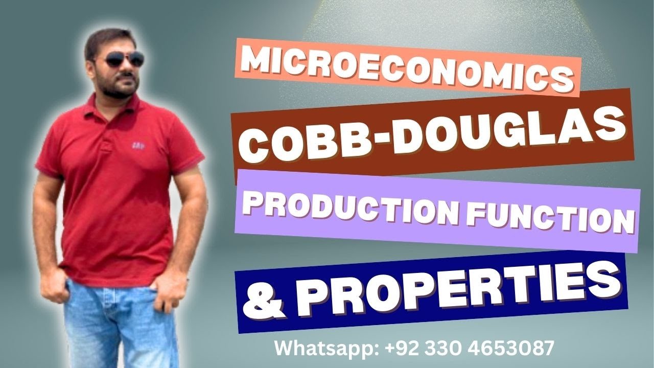 Cobb-Douglas Production Function & Its Properties | Easy Explanation