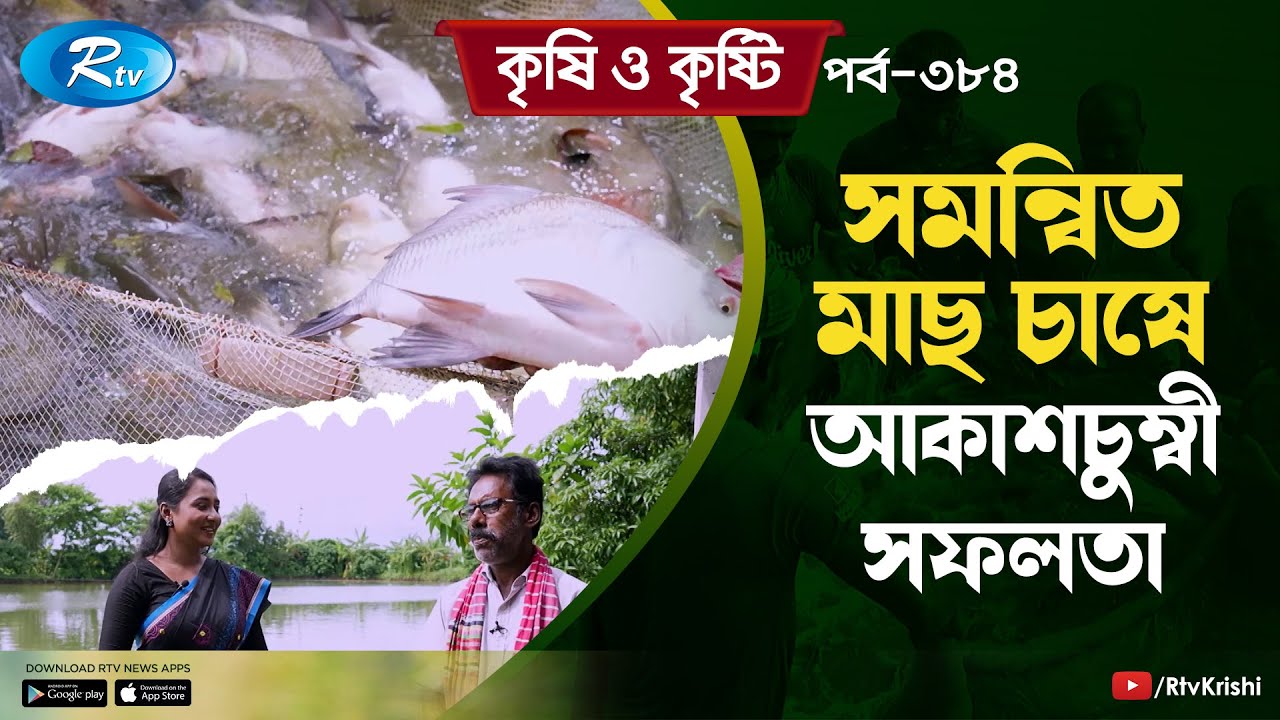সমন্বিত মাছ চাষে বছরে আয় করছেন ১০ লক্ষ টাকা! | Integrated Fish Farming | Krishi O Kristi
