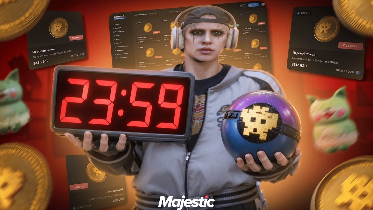24 ЧАСА ФАРМЛЮ ВЕСЕННИЙ ИВЕНТ в GTA 5 RP / MAJESTIC RP + РОЗЫГРЫШ 1000 КОИНОВ
