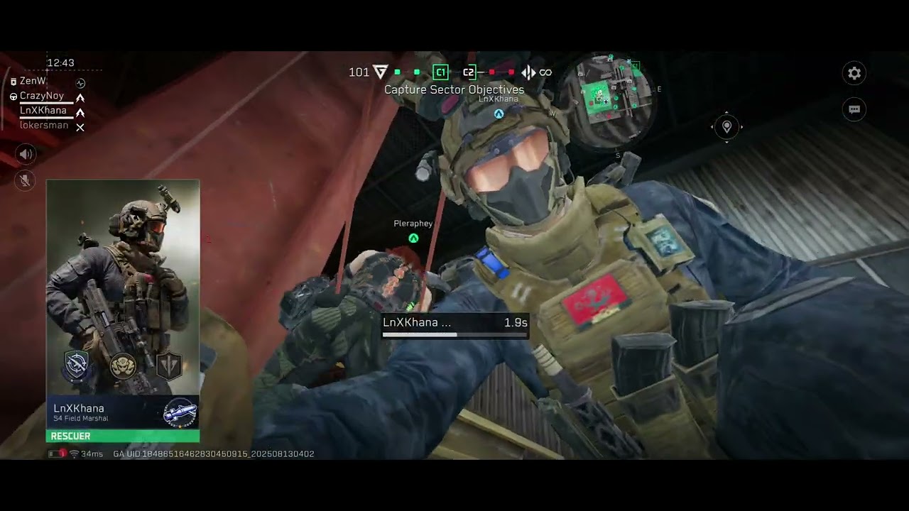 Normal gameplay 27 (no edit) - Garena Delta Force Mobile