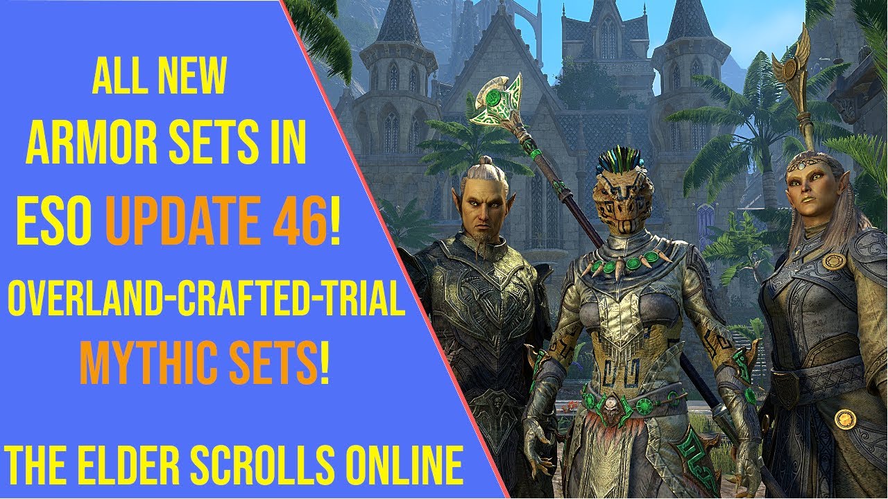 All Update 46 New Armor Sets in ESO and animations!