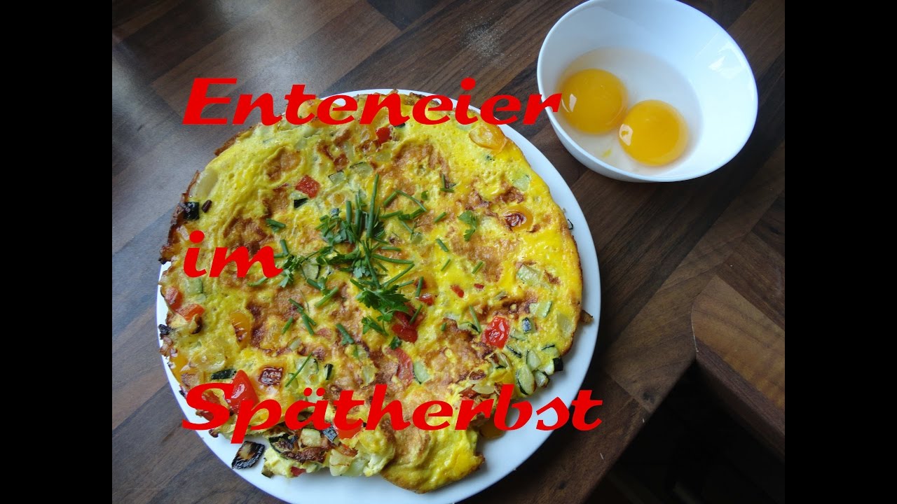 Enteneier im November Überraschungseier - Mittagessen gesichert !