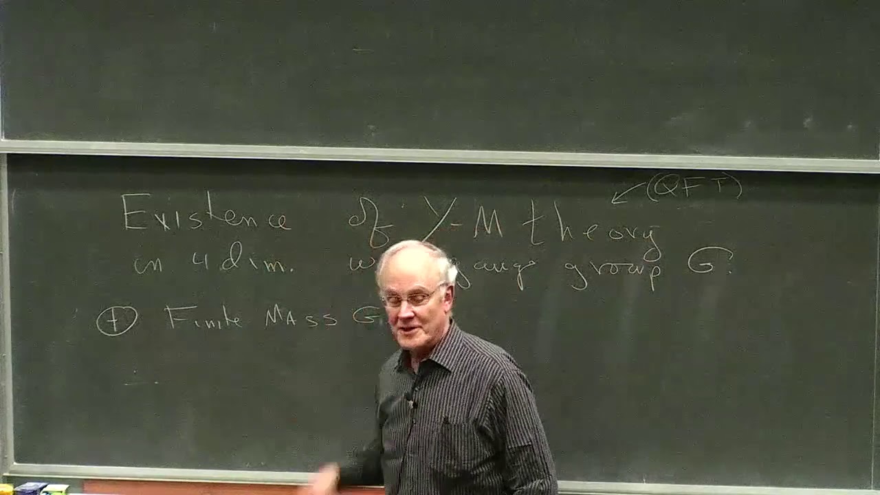 David Gross: Millennium Prize Problem: Yang Mills Theory