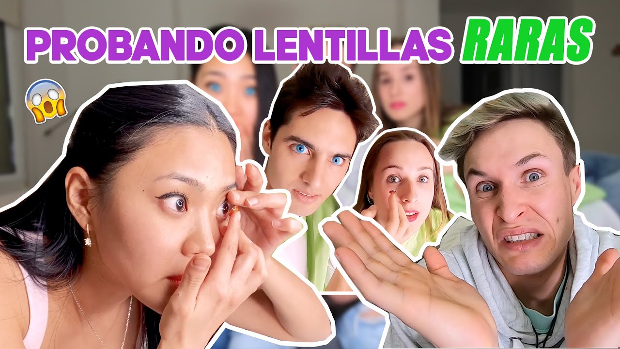 Trying On Weird Internet Eye Lenses - With @Chris y Facu