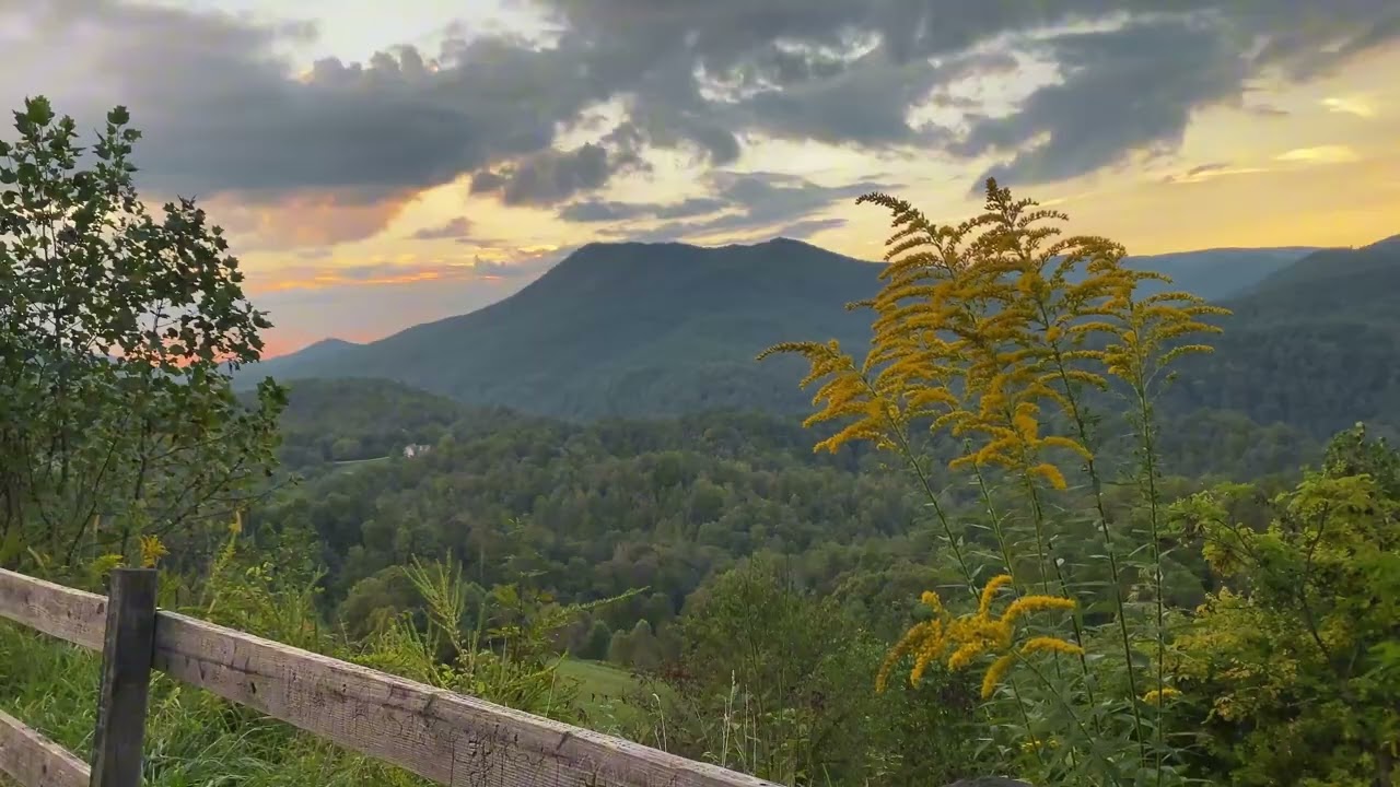 2 Hour TV Background of North Carolina Mountain Sounds &mdash; ASMR &mdash; Relaxing Sound of the Outdoors in 4K