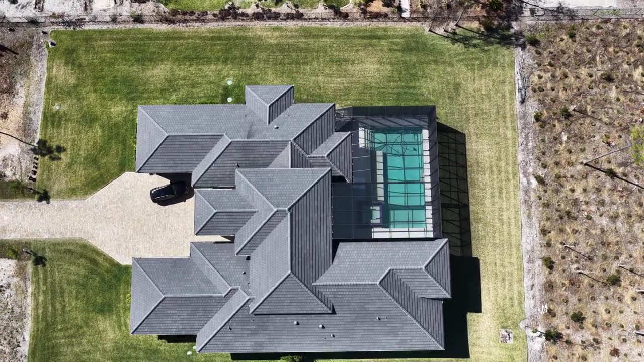 .. Naples Drone flight homeowners inspection over Old Livingston for Ovation HOI.