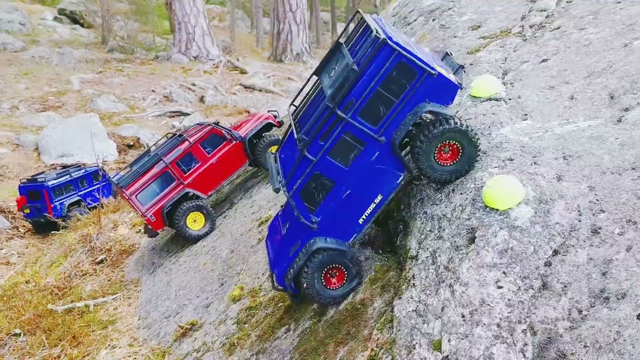 RC Crawling and Trail at Ängsö Sweden 4K