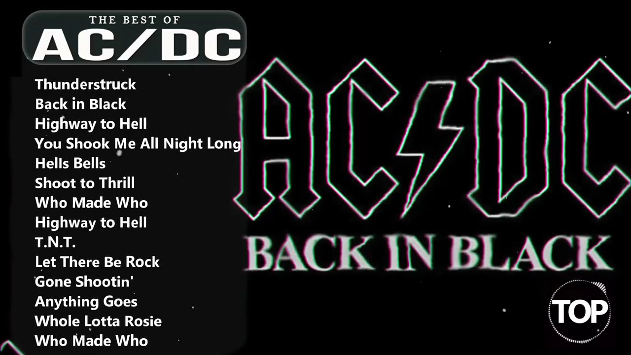 AC/DC |Greatest Hits [Playlist] | The Best 💥 ACDC Greatest Hits Full Album 2025