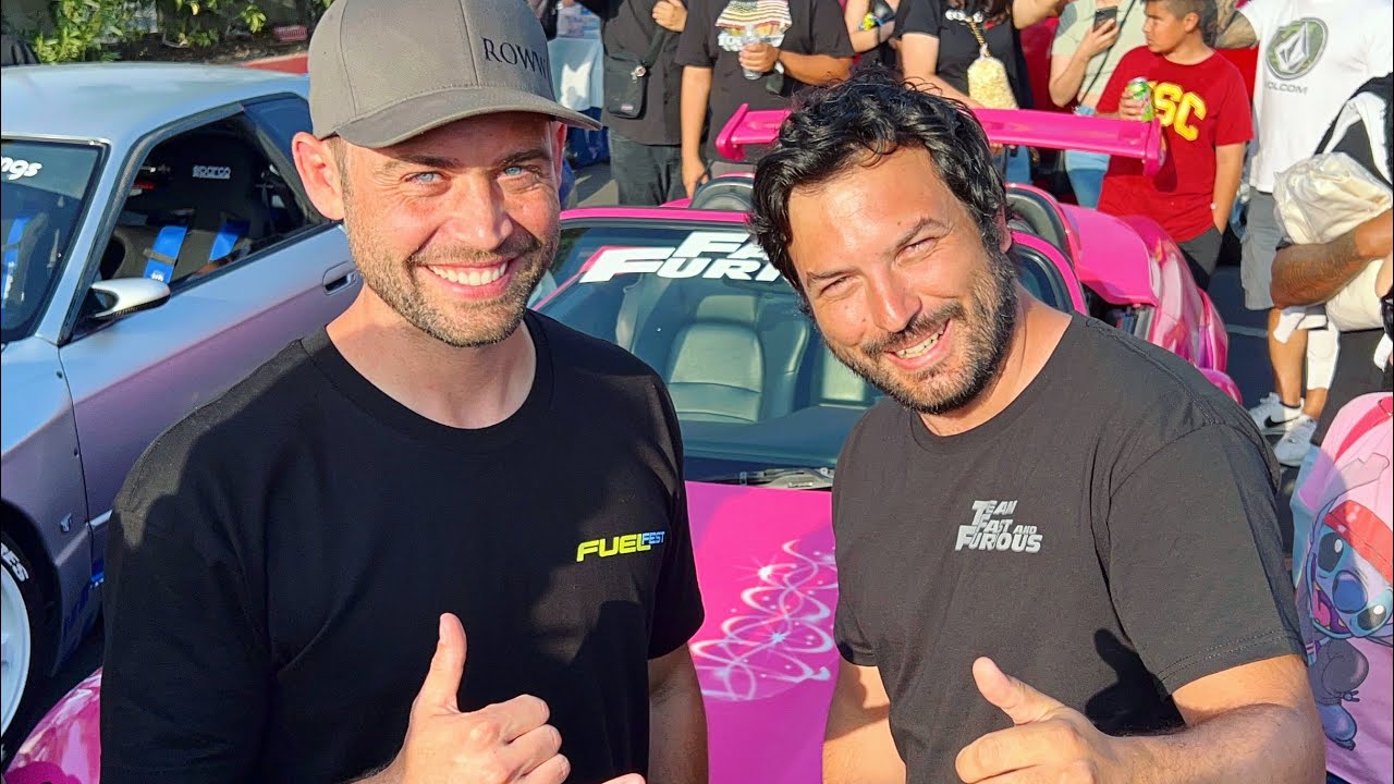 Je rencontre le frère de Paul Walker au FuelFest de Los Angeles - La Fast Family au complet