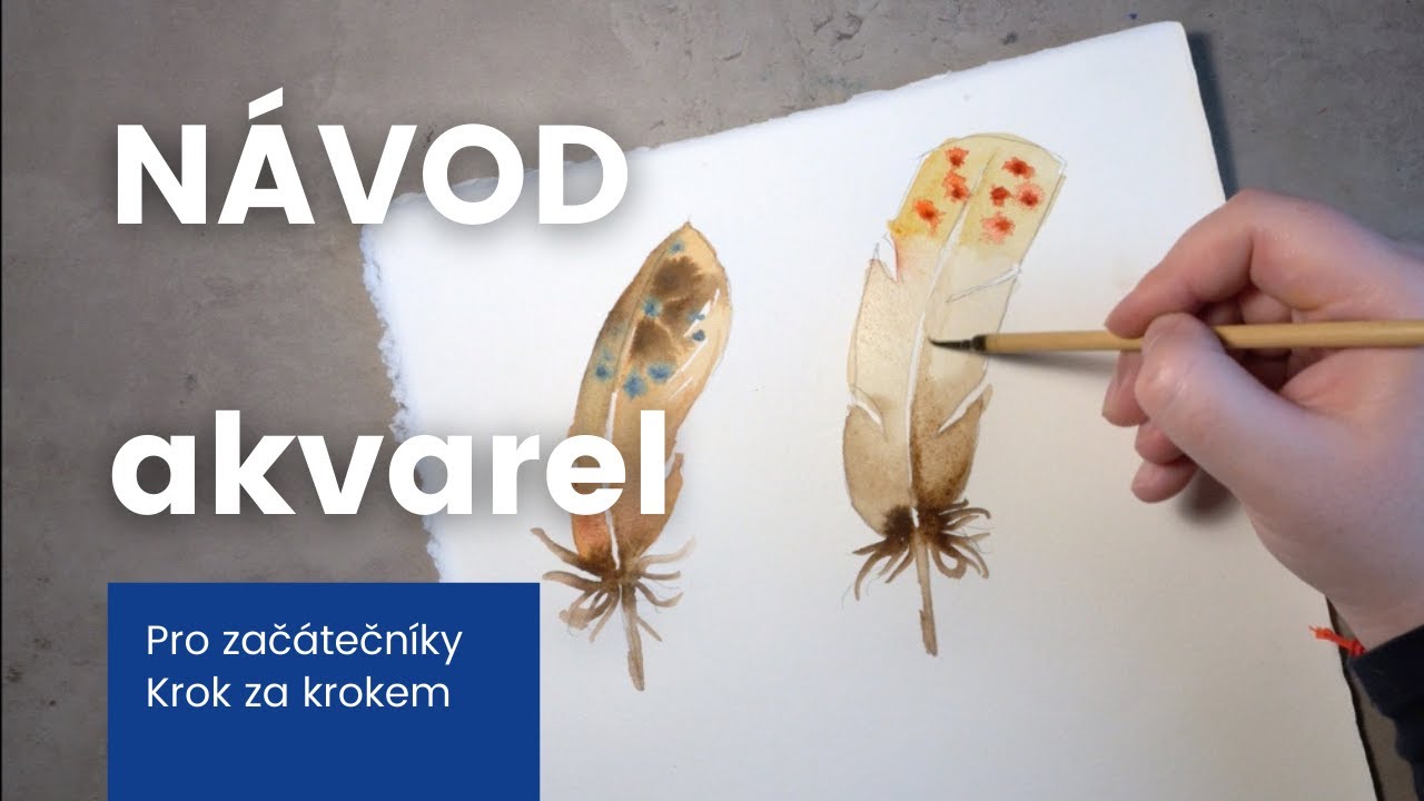 Akvarel pro začátečníky-peříčko