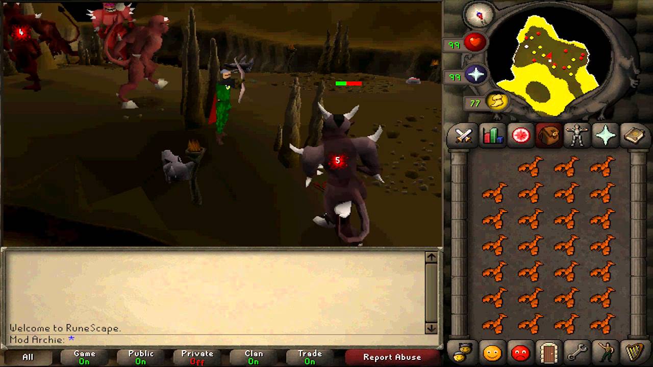 Oldschool Runescape Top 5 Best F2P Training Spots