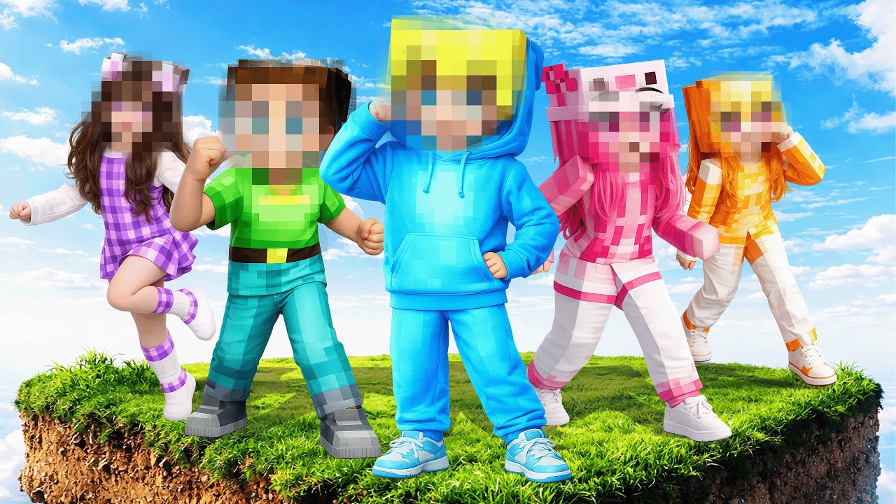 Ich habe ein REALISTISCHES LEBEN in Minecraft!