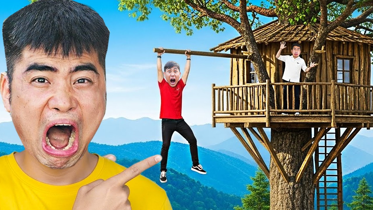 Gấu Đỏ TV - Thử Thách Người Cuối Cùng Còn Sống Ở Nhà Trên Cây - Người Thắng Cuộc Dành 10 Triệu