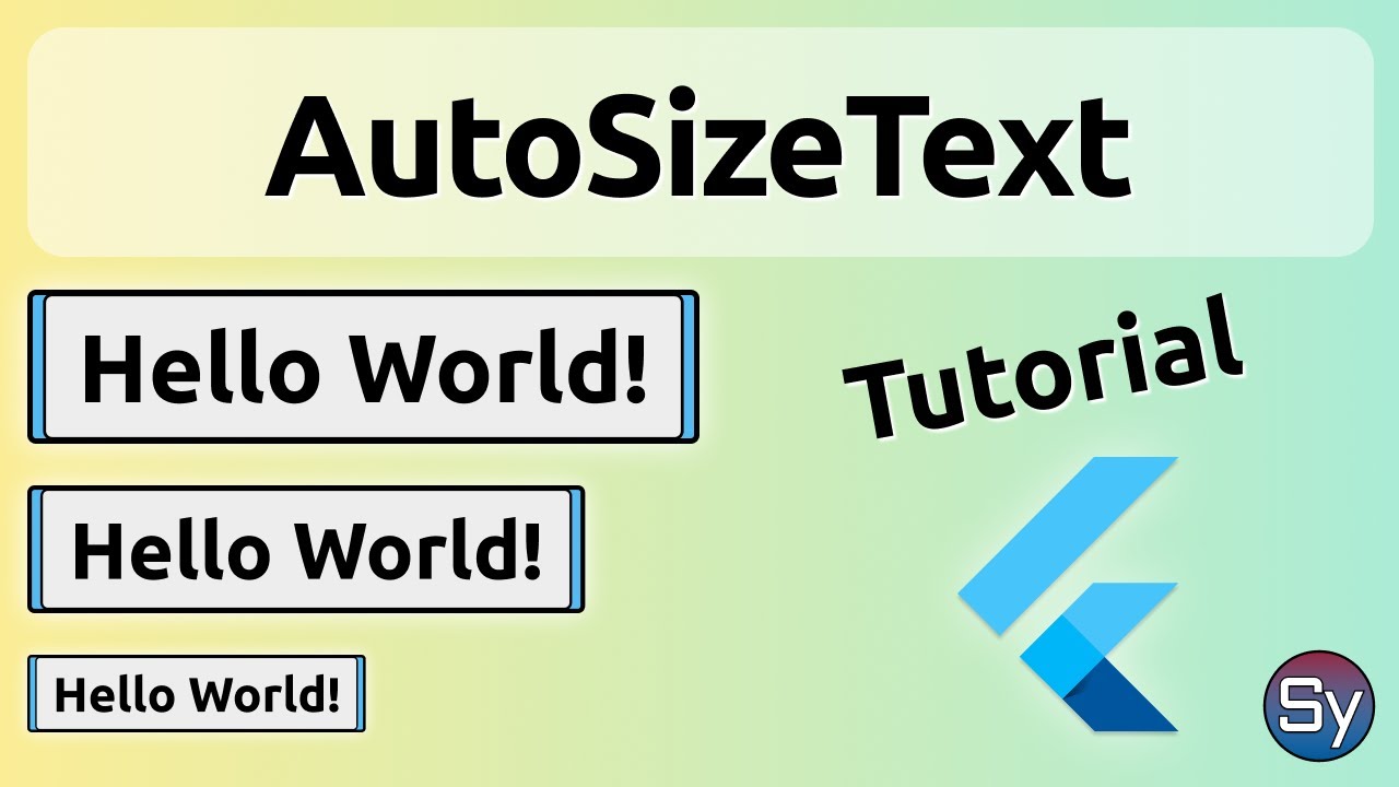 Auto Size Text in Flutter w/ AutoSizeText Package