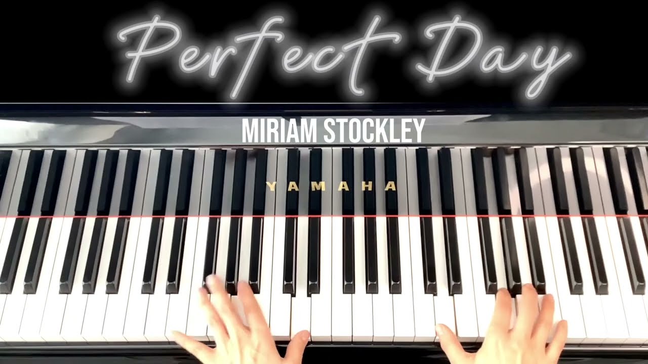 How to easily play Perfect Day by Miriam Stockley #piano #tutorial #easypiano #pianocover