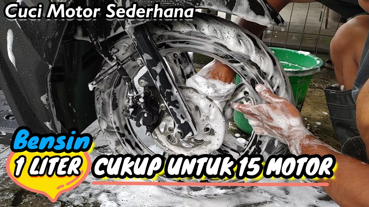 Usaha Cuci Motor Sederhana Update 2020 dengan Modal Tak sampai 3 Juta