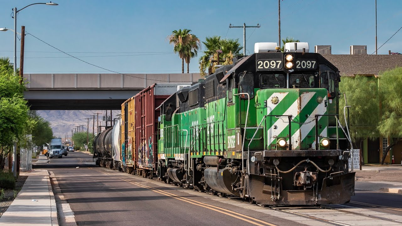 [4K] BNSF Phoenix Trains Summer 2019!