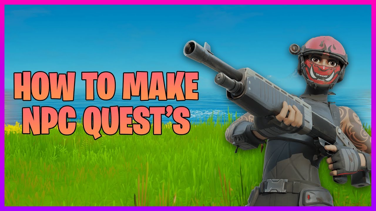 How to make NPC QUESTS in Fortnite Creative