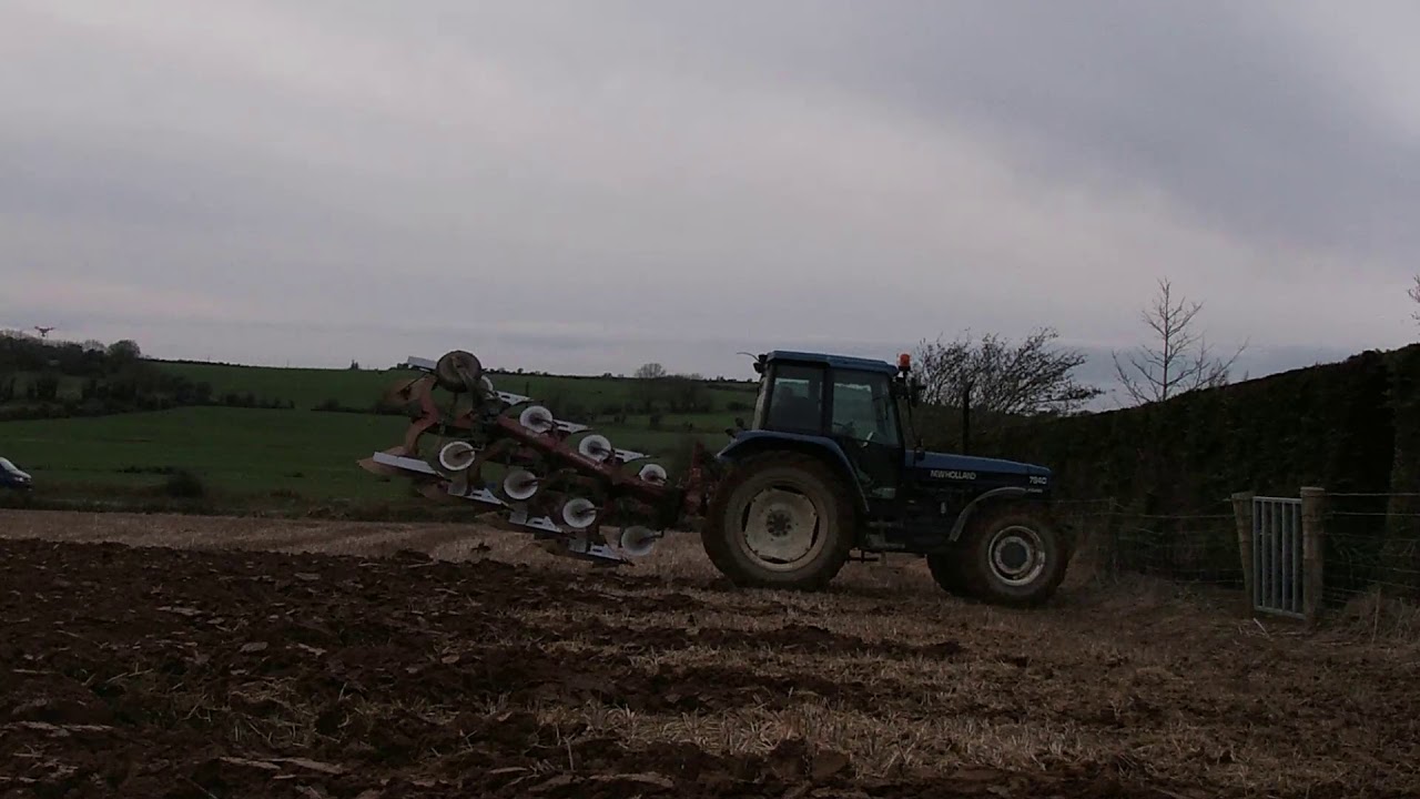 Ford 7840 Ploughing 2020