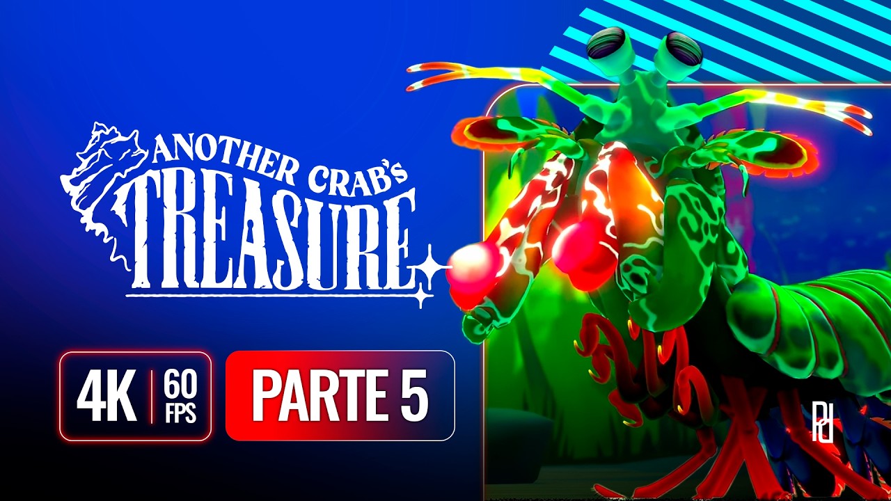 ANOTHER CRAB'S TREASURE Gameplay PT - BR (#5) – TOPODA, O GUARDIÃO!| Sem comentário | 4K 60FPS