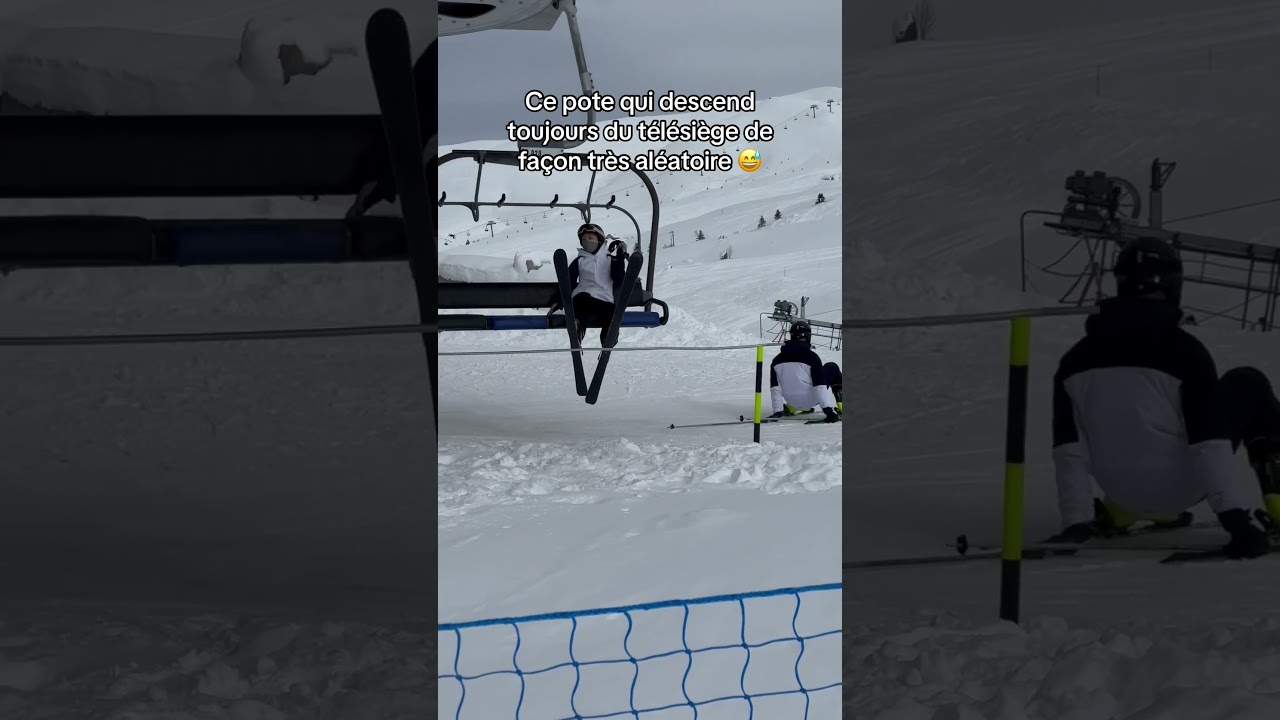 JE M&rsquo;OCCUPE d&eacute;j&agrave; PAS DE MOI 🙂&zwj;&harr;️ #ski #skiing #skieurs #telesiege