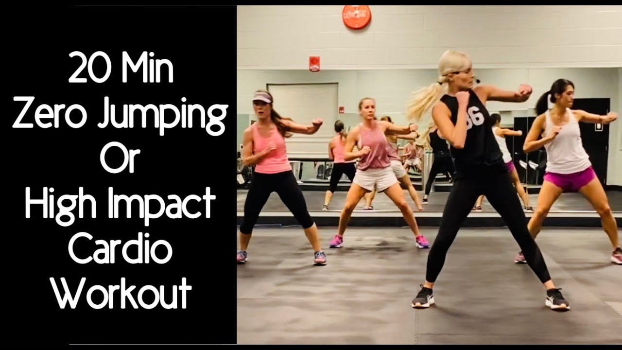 20 Min Zero Jumping or High Impact Cardio Workout