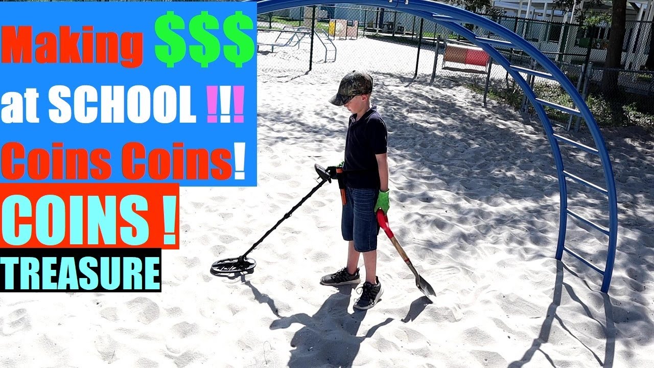 Metal Detecting my School Playground - Im the first one ever