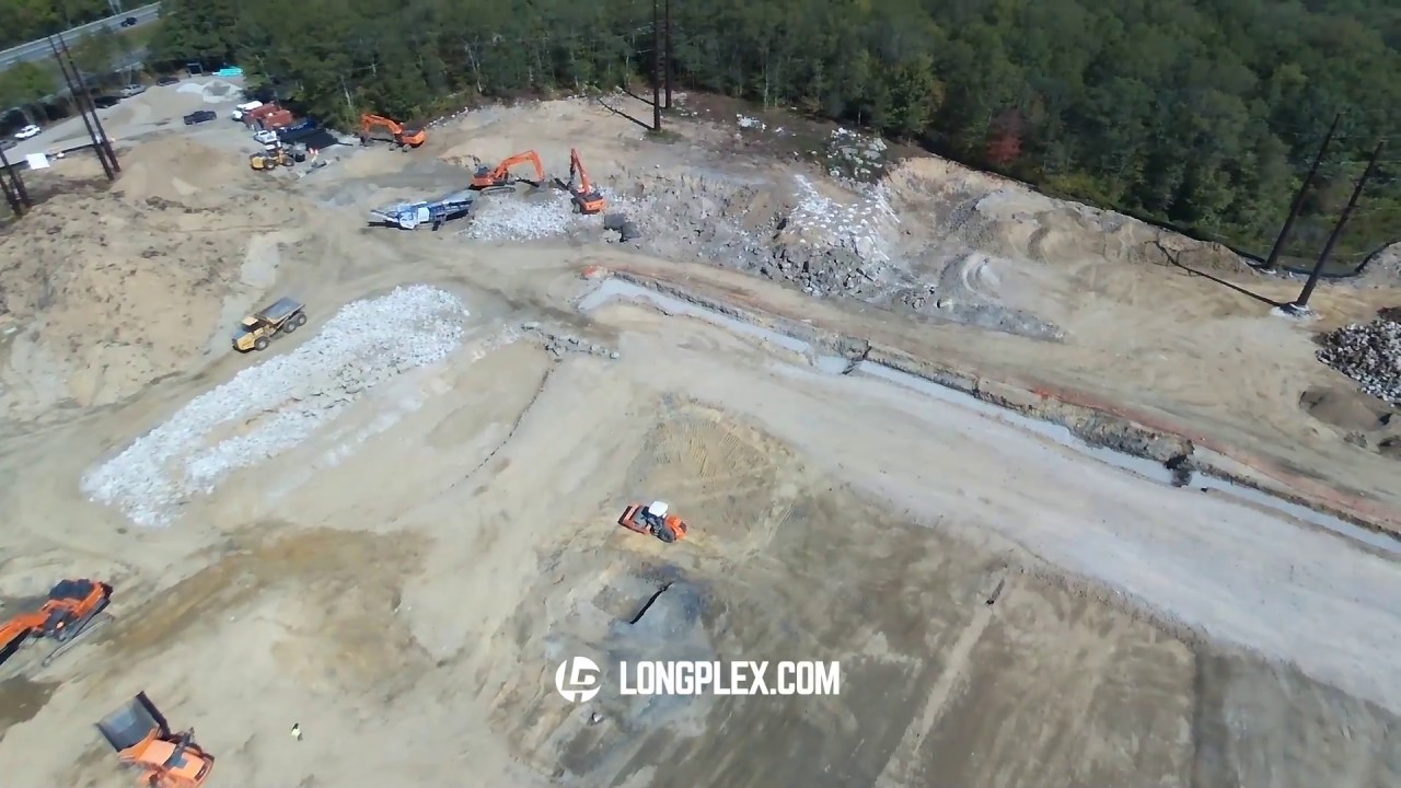 LongPlex RI Construction Drone Footage 1