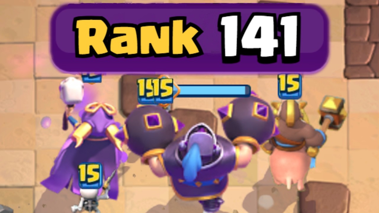 I played Clash Royale like a mid ladder player