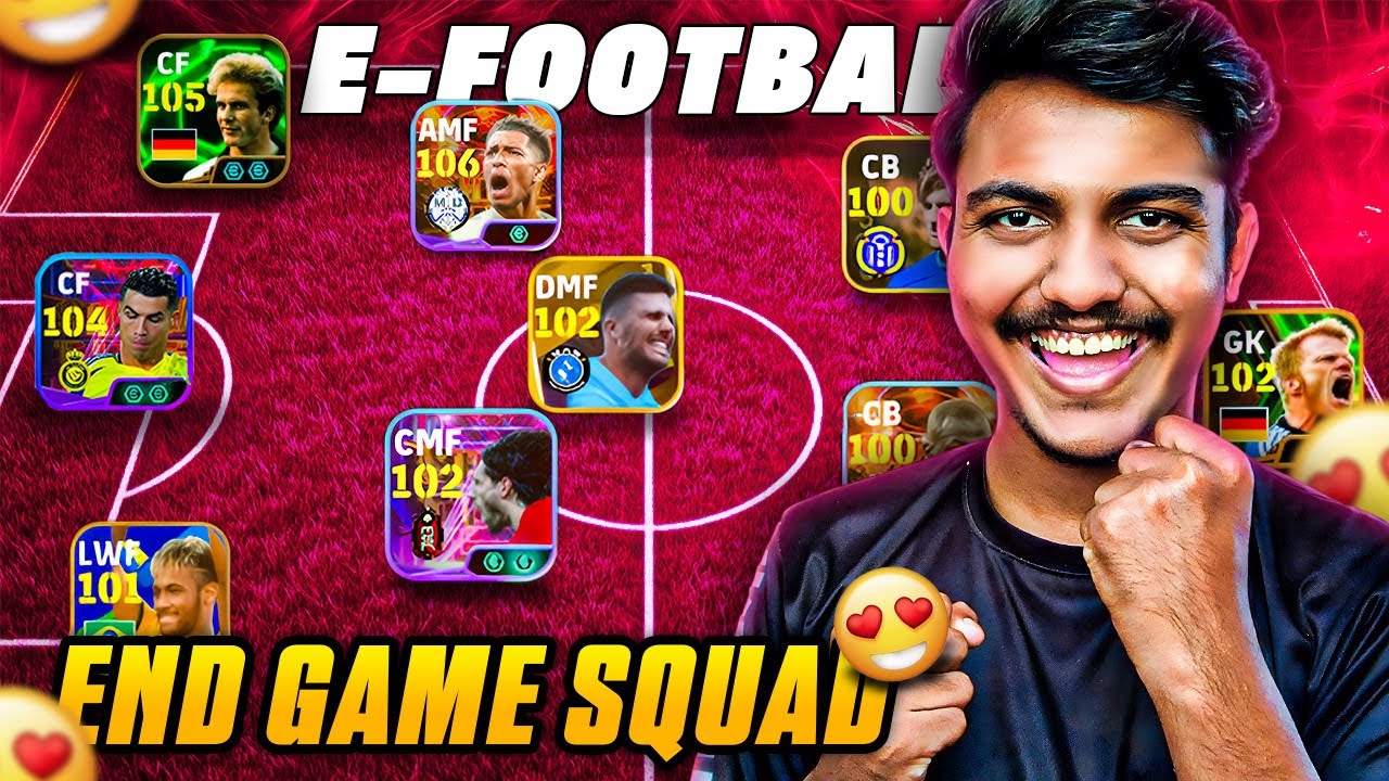My End Game Squad Of Efootball 25🔥
