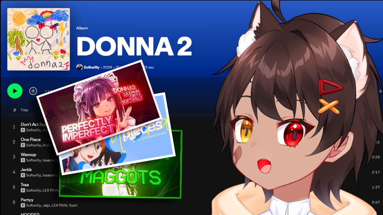 Haya Reacts to DONNA 2 ALBUM