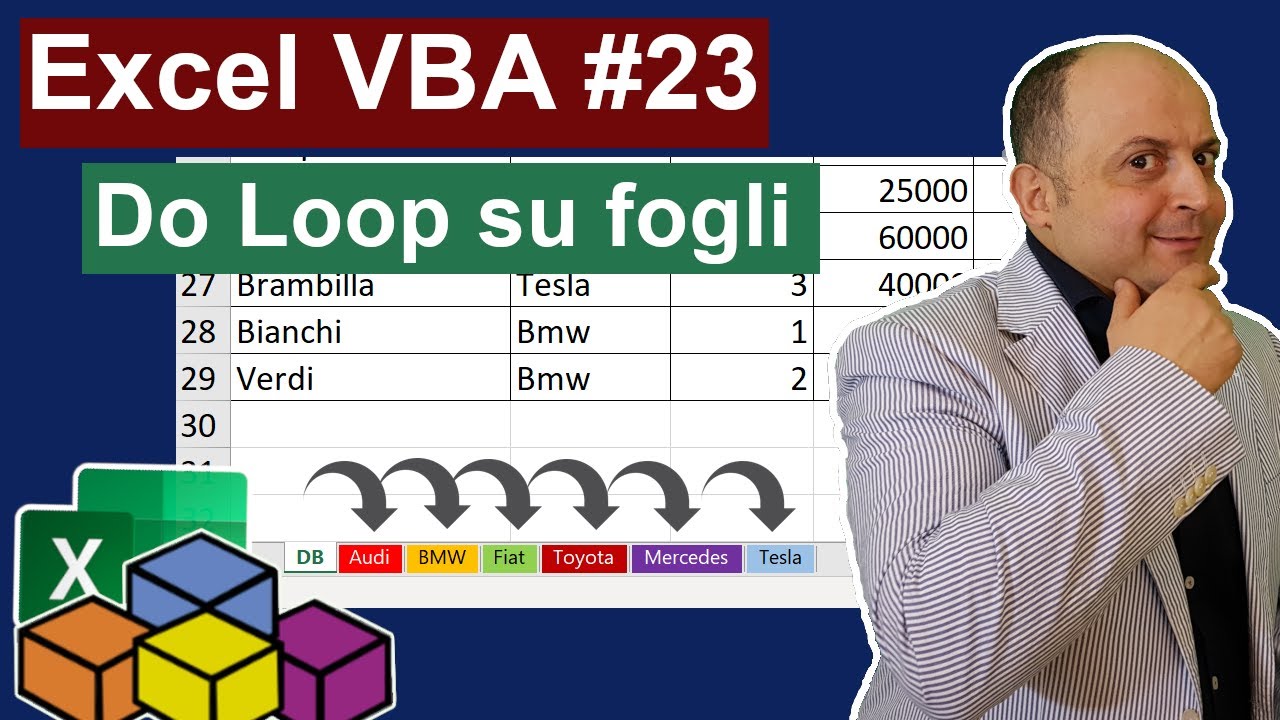 Excel Vba #23 Ciclo Do Loop - Macro per dividere i Record su diversi fogli in base ad una condizione