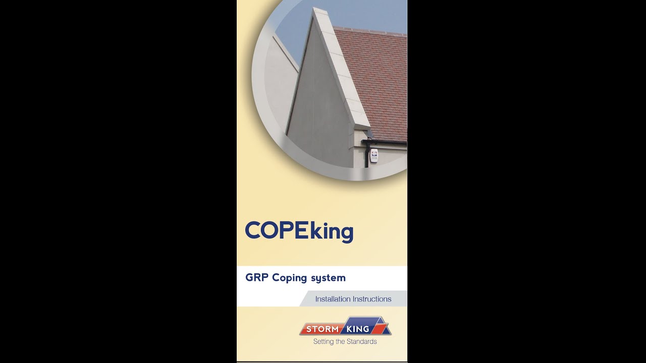 New Stormking Ltd Copeking - GRP Copeking Coping System Fixing Video
