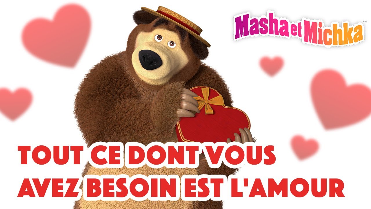 Masha et Michka 💗 Tout ce dont vous avez besoin est l'amour 💖 Collection d'épisodes