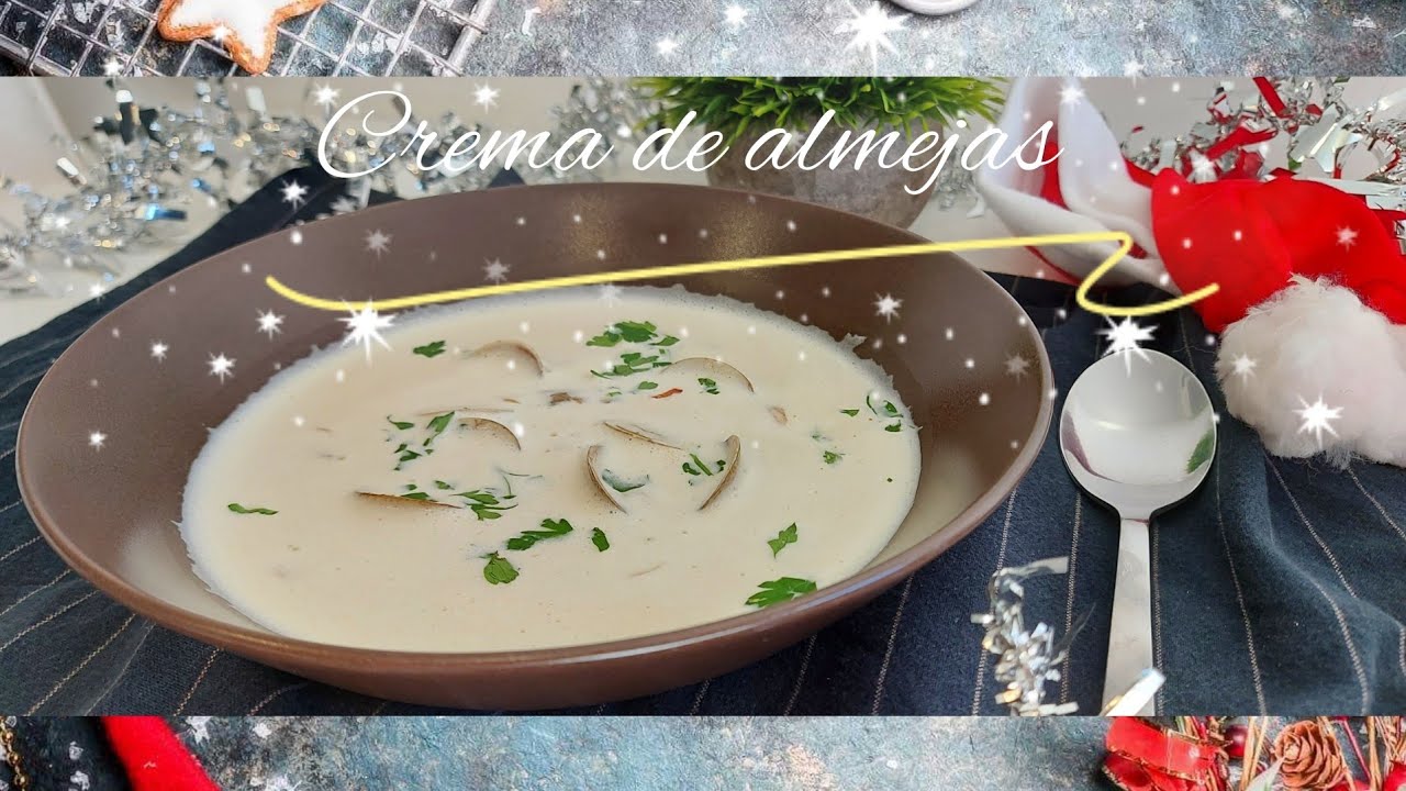 ÉXITO asegurado en NAVIDAD! Crema de ALMEJAS! RÁPIDA, FÁCIL Y BARATA! Mi familia siempre me la pide!