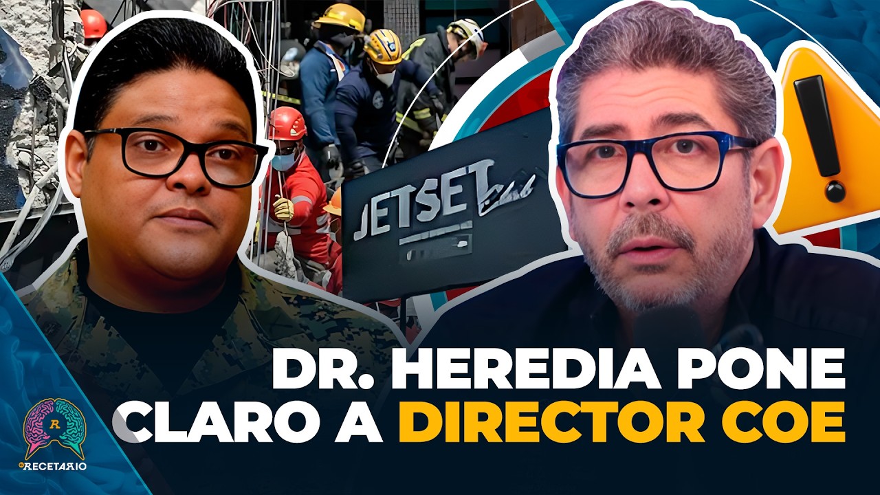 DR. HEREDIA PONE CLARO A DIRECTOR COE Y RESCATISTAS JET SET SE DESAHOGAN (EL RECETARIO)