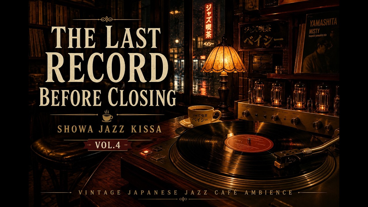The Last Record Before Closing |Showa Jazz Kissa Vol.4 ☕ Vintage Japanese Jazz Caf&eacute; For Quiet Nights