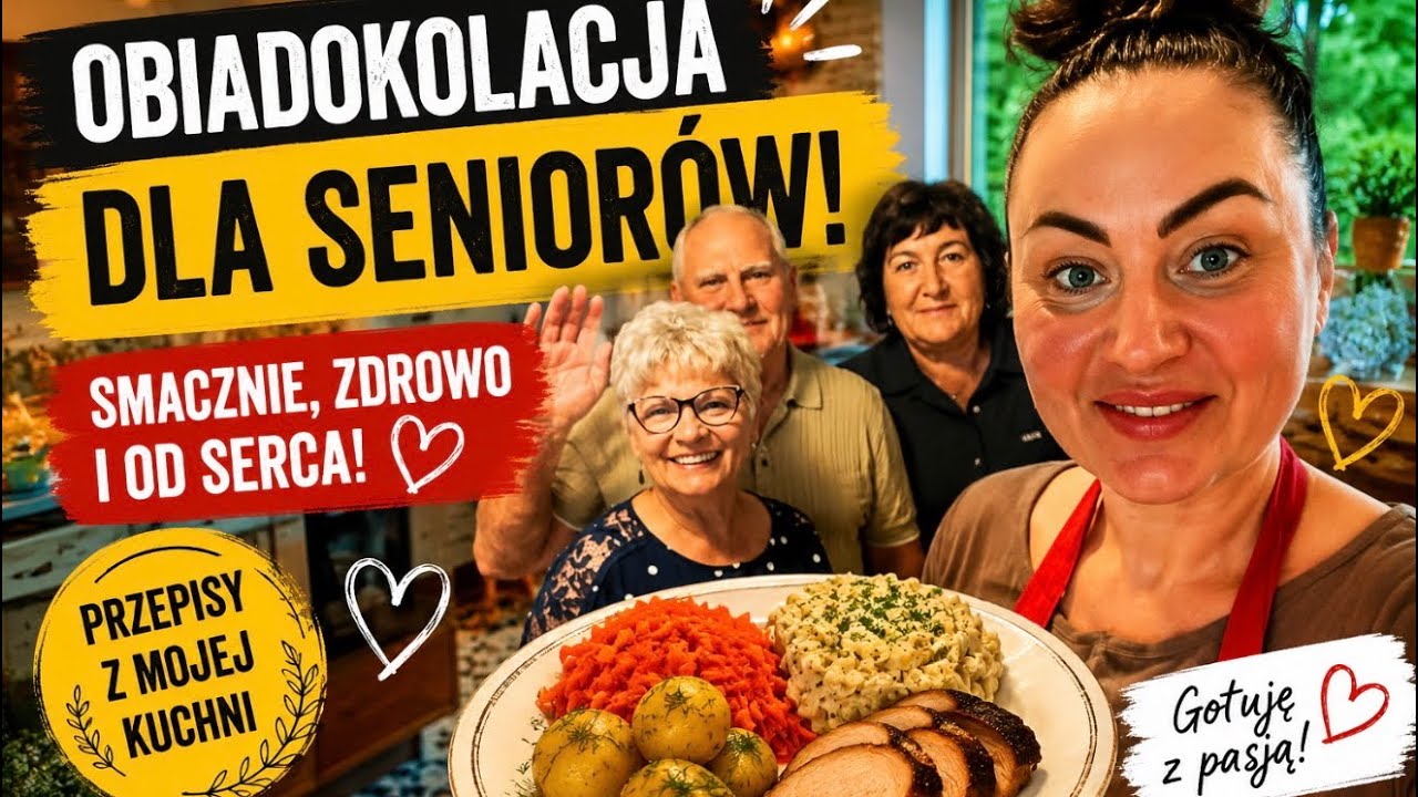 Przygotowałam obiadokolację dla senior&oacute;w! Zobacz całe menu 🍲❤️&rdquo;