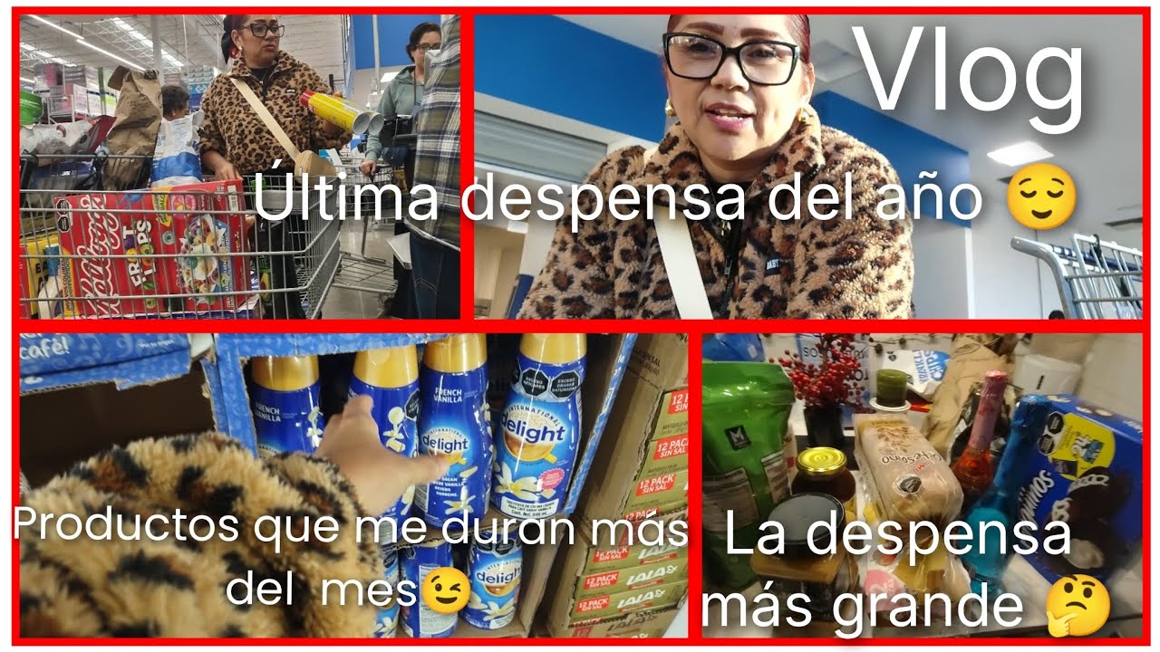 Casa #infonavit 🏠 Última despensa del año 😁 + Vamonos por mi despensa 🛒 Mega compra en Sams Club 😱 