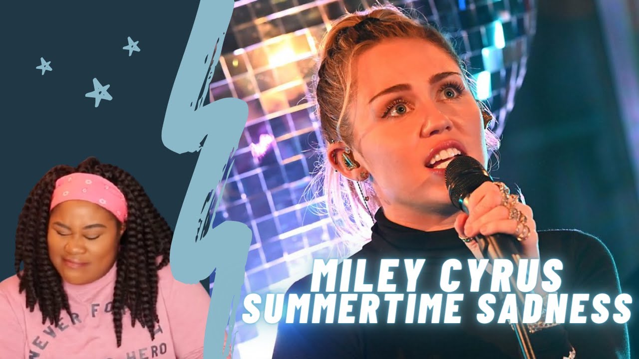 AJayII reacting to Miley Cyrus' cover of Summertime Sadness (2014 BBC Radio 1) (re-upload)