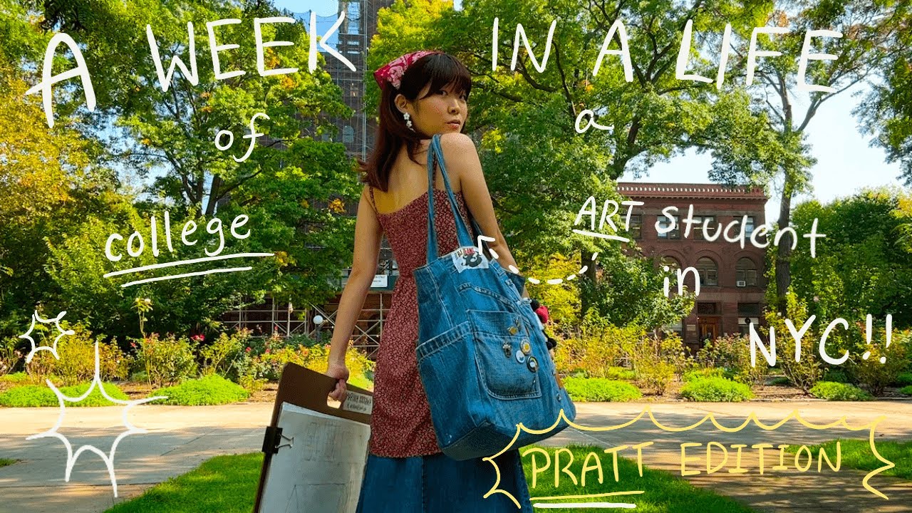 A week in a life of an art student in nyc!! (pratt edition)