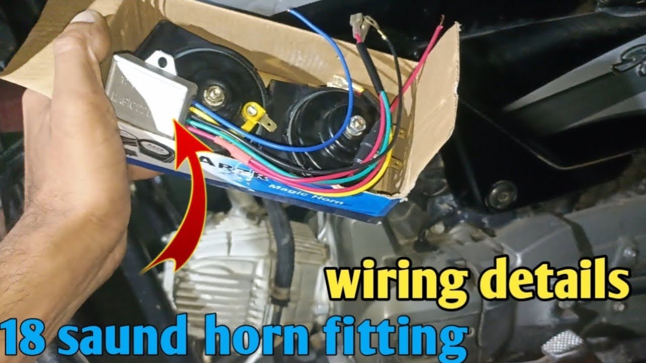 18 saund horan/mocc horn instolletion relay wiring/moon auto