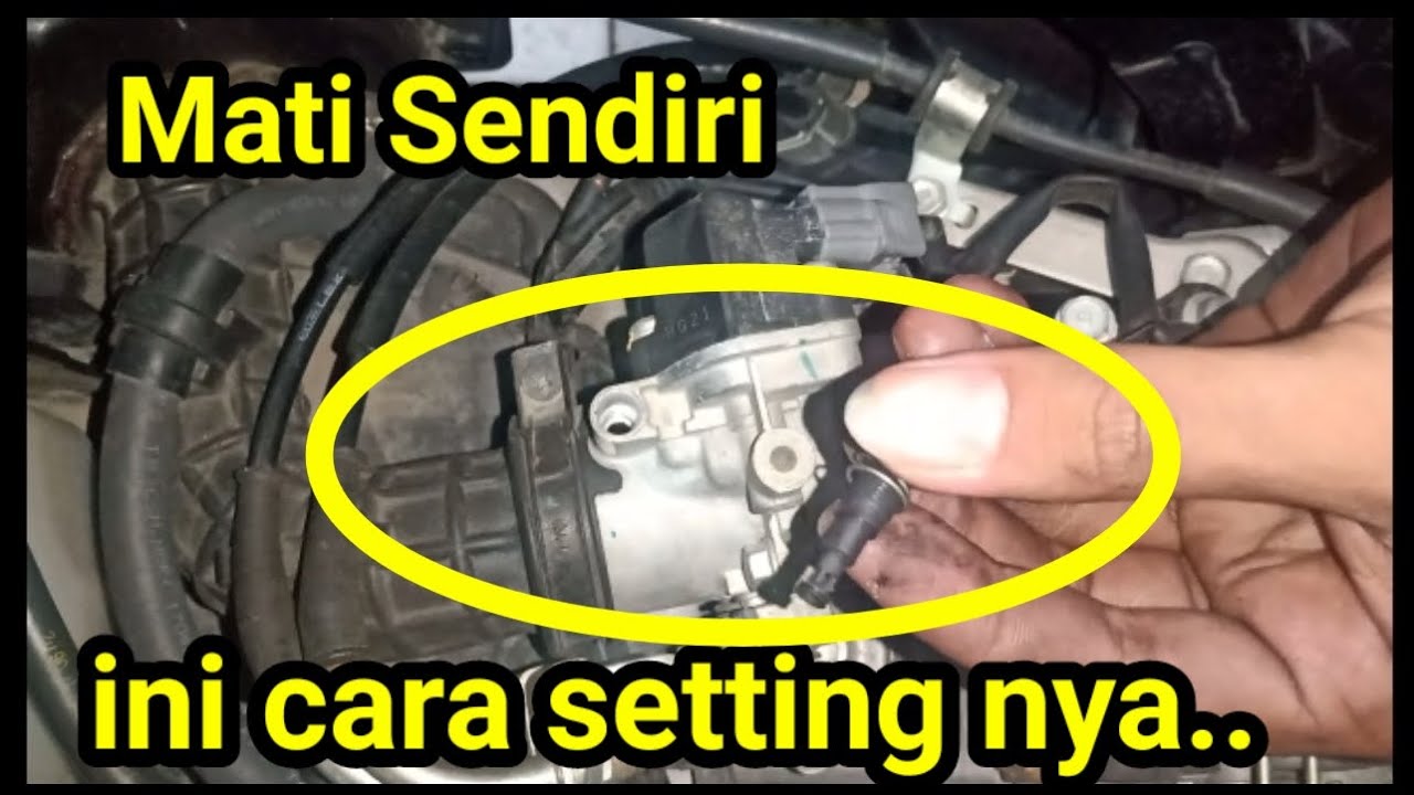 Setting langsam / stasioner matic honda injeksi 