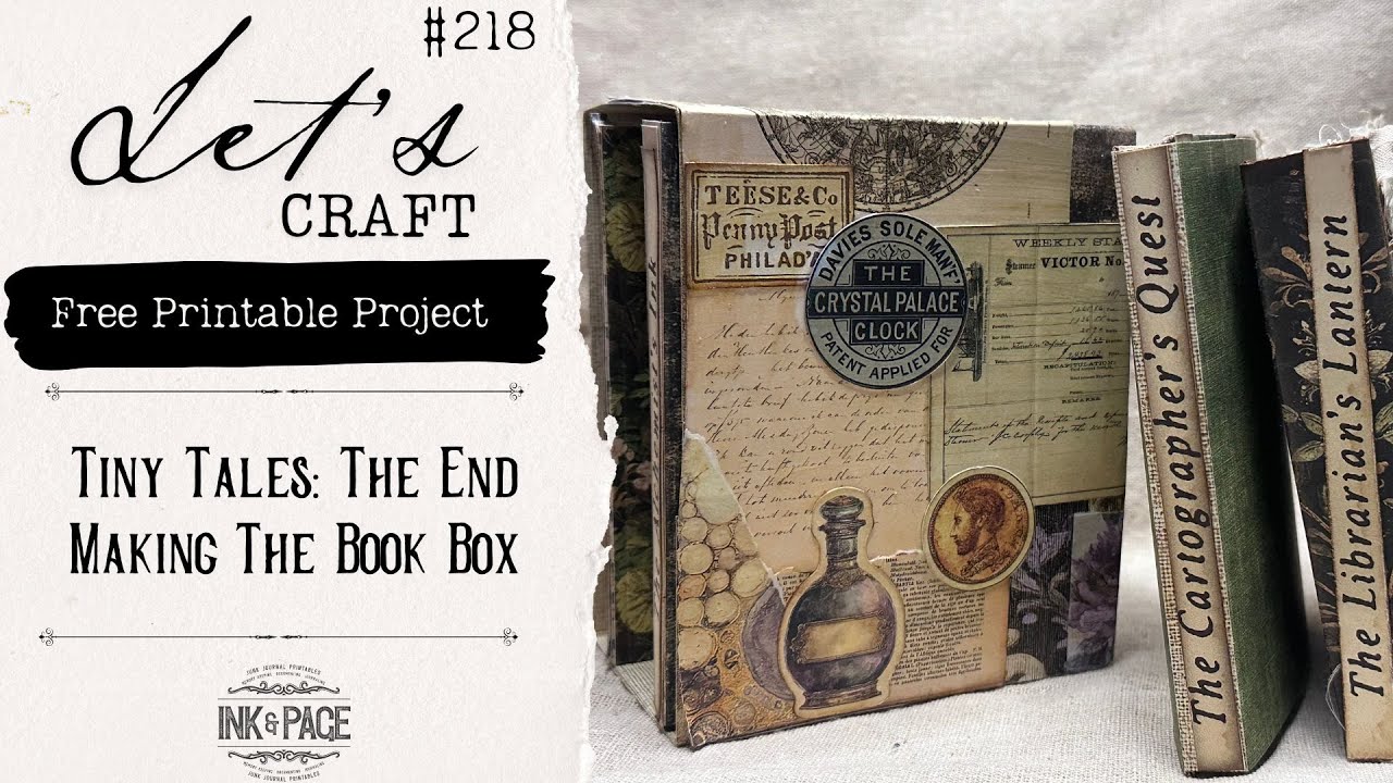 The Tiny Tales Book Box is here!  | Make a Home for Your Mini Books | Free Printables