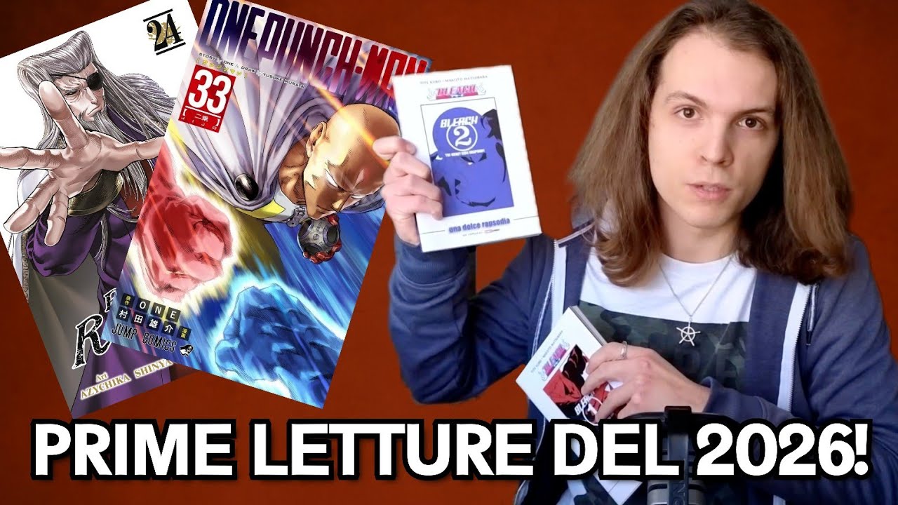 PRIME LETTURE E ACQUISTI DEL 2026 A TEMA MANGA!