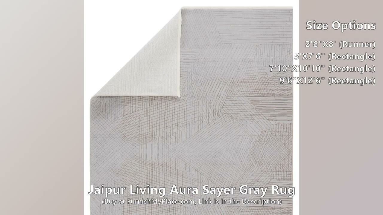 Jaipur Living Aura Sayer Gray Rug