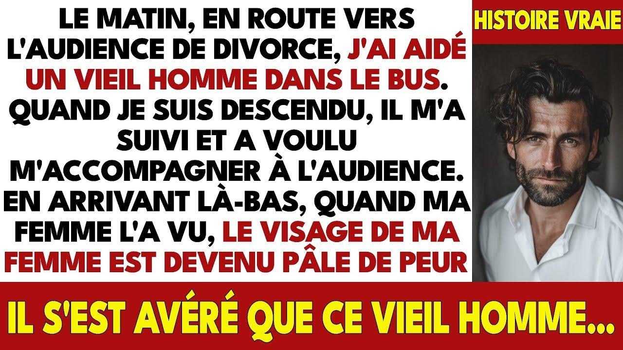 J'ai aidé un vieux dans le bus; prof de Droit. Ma femme, arrogante, s'est agenouillée!!!