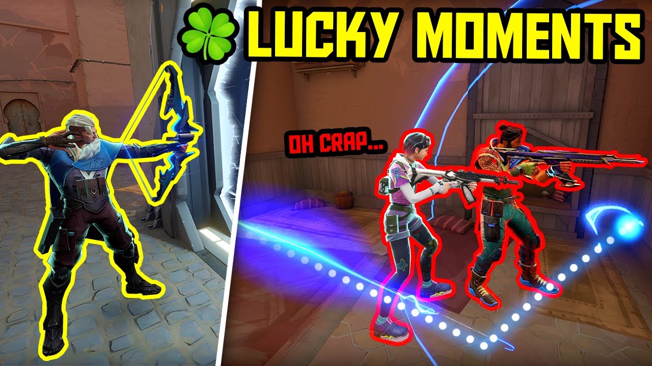 50 Ridiculously Lucky Moments in VALORANT