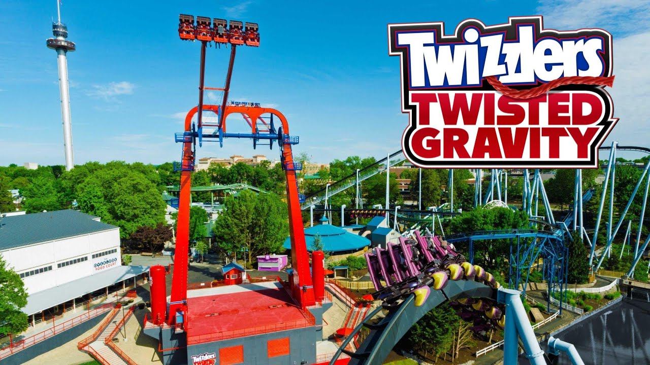 Twizzlers Twisted Gravity POV & B-Roll | Hersheypark New For 2025